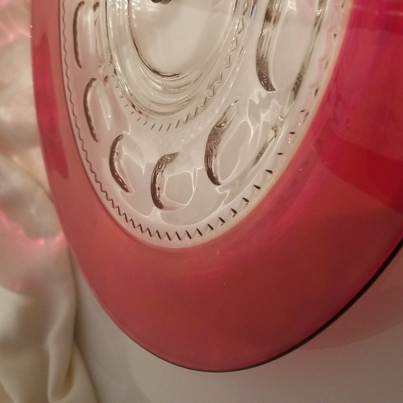 Vintage King's Crown Ruby-Flashed 2-Tier Tidbit Serving Tray - Picture 12 of 17